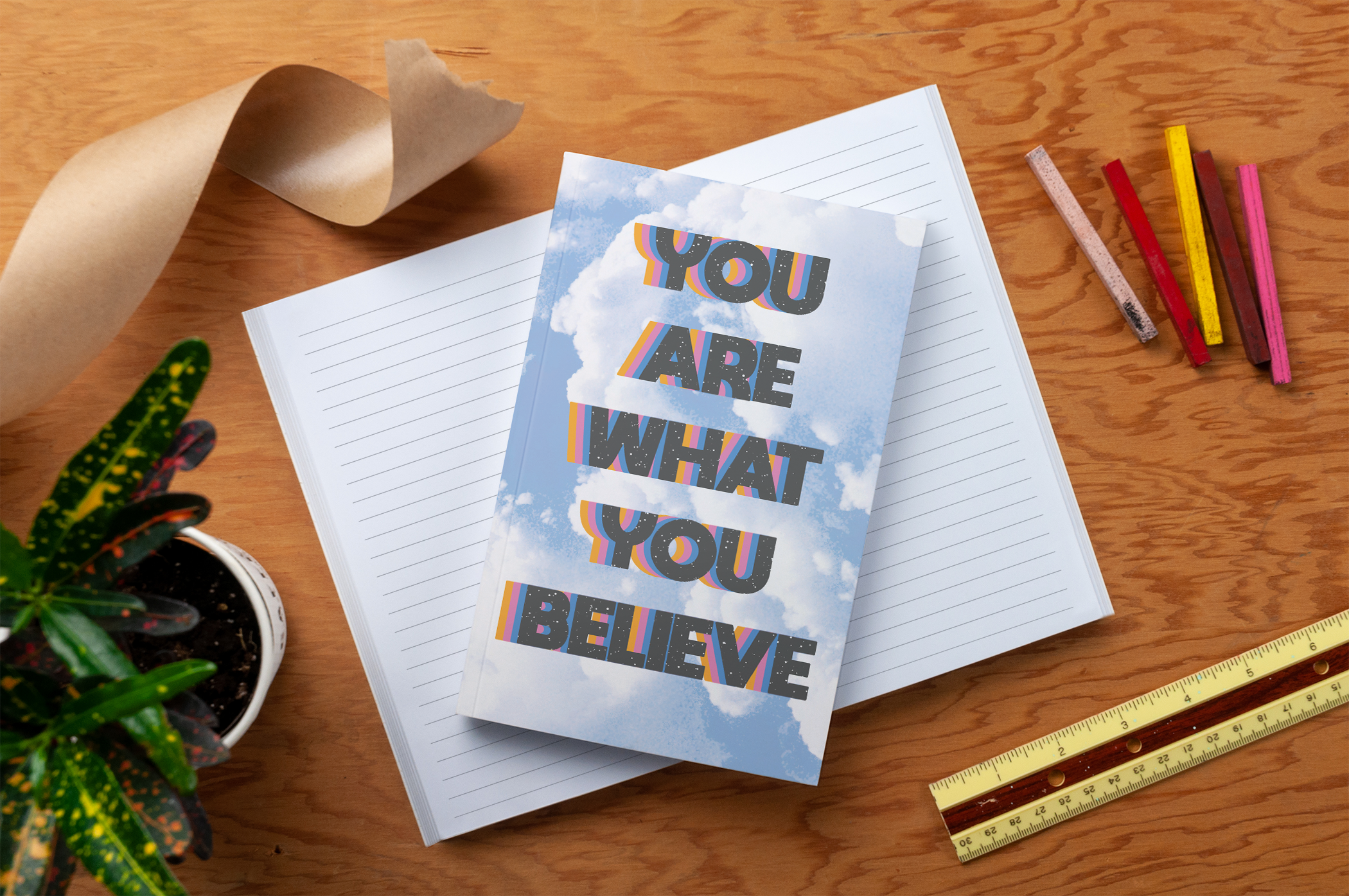 You Are What You Believe Classic Layflat Notebook