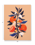 Orange Tree Large Layflat Notebook