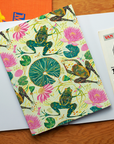 Leap Year Frogs Large Layflat Notebook