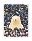 Polar Bear & Penguins Large Layflat Notebook