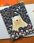 Polar Bear & Penguins Large Layflat Notebook