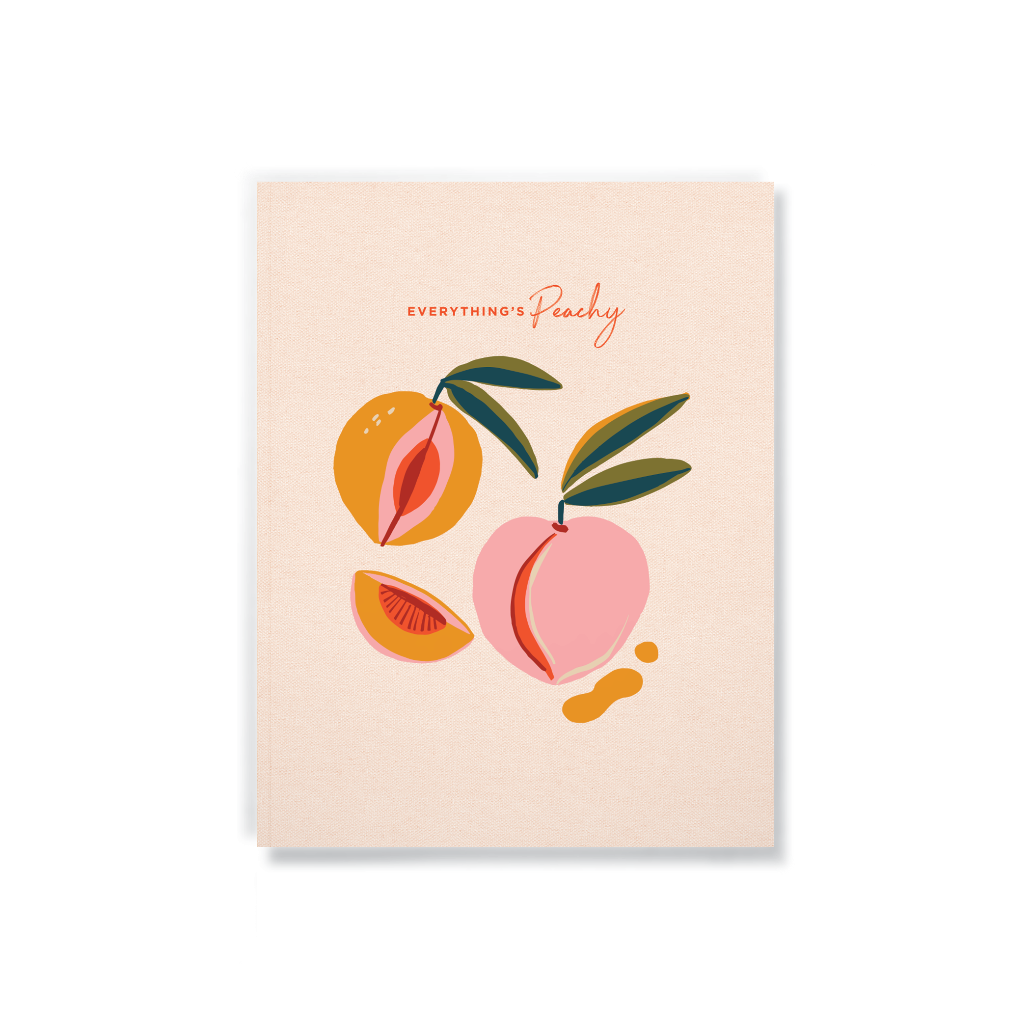 Everything&#39;s Peachy Medium Layflat Notebook