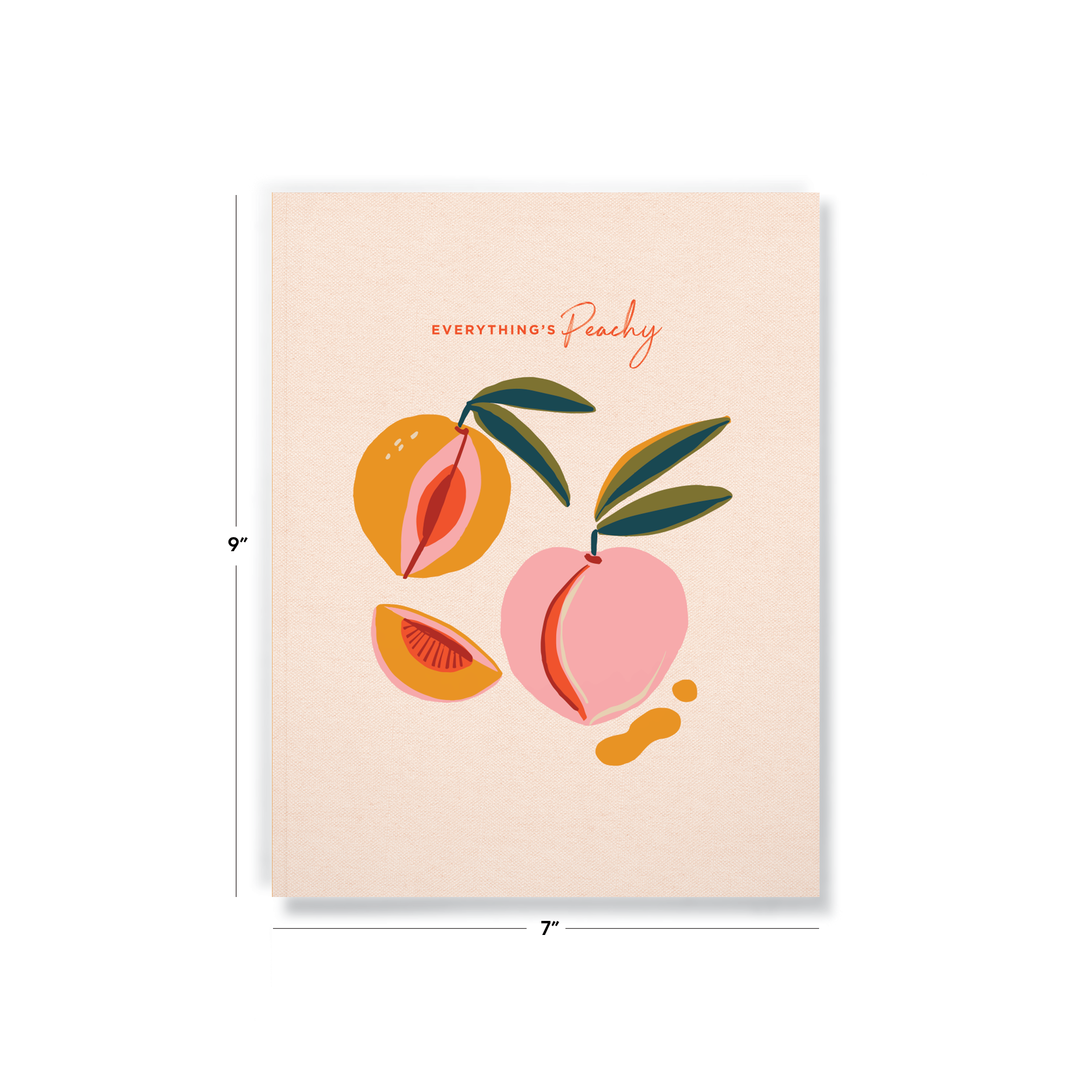 Everything&#39;s Peachy Medium Layflat Notebook