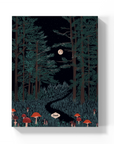Moonrise Forest Medium Layflat Notebook - Mixed Media