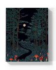 Moonrise Forest Medium Layflat Notebook - Mixed Media