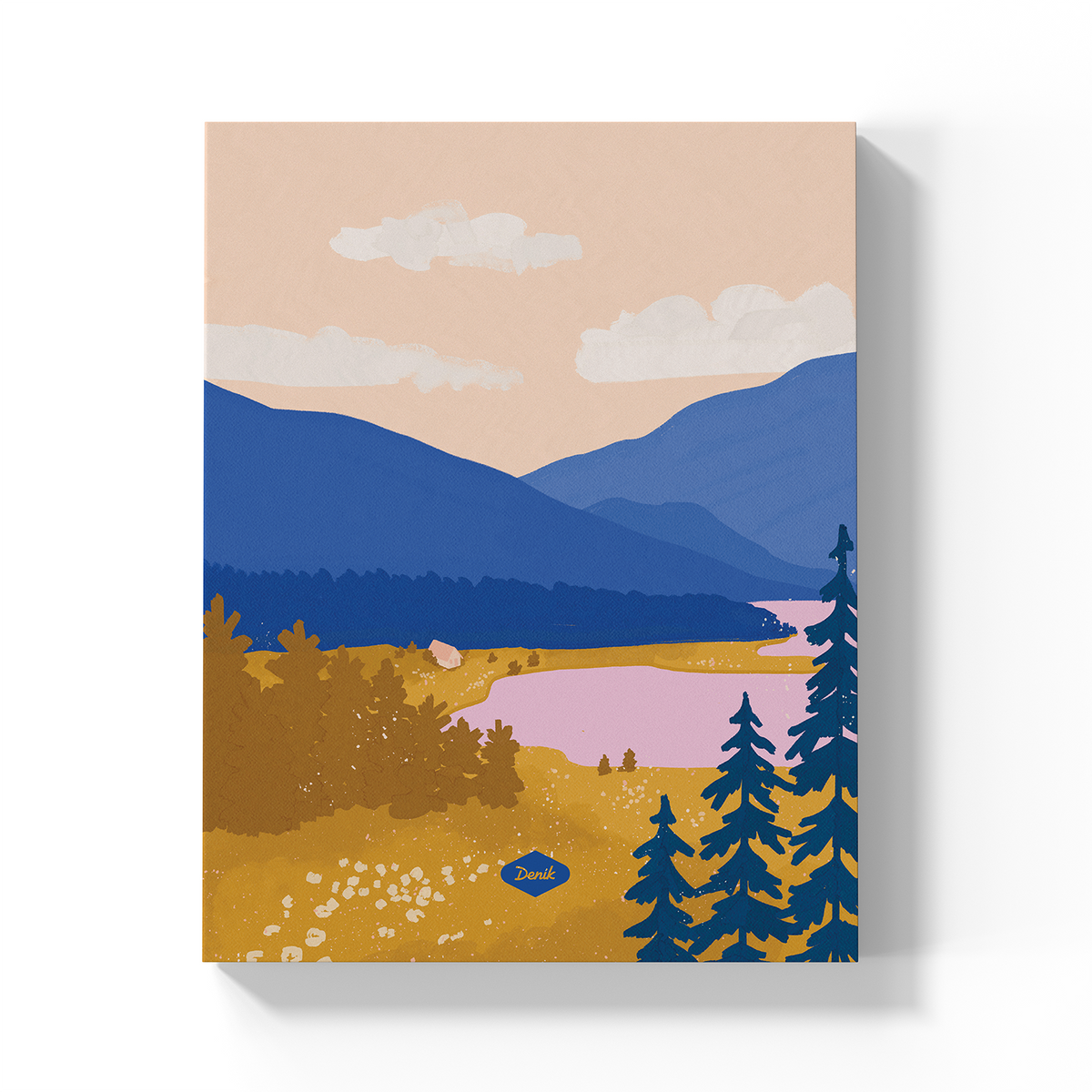 Mountain Majesty Medium Layflat Notebook - Mixed Media