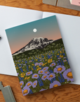 Mountain Flowers Medium Layflat Notebook