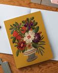 Autumnal Vase Medium Layflat Notebook