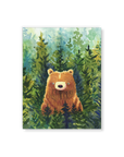 Brown Bear Medium Layflat Notebook