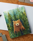 Brown Bear Medium Layflat Notebook