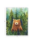 Brown Bear Medium Layflat Notebook