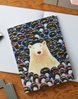 Polar Bear & Penguins Medium Layflat Notebook