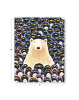 Polar Bear & Penguins Medium Layflat Notebook