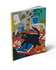 Art Cat Medium Layflat Notebook - Mixed Media