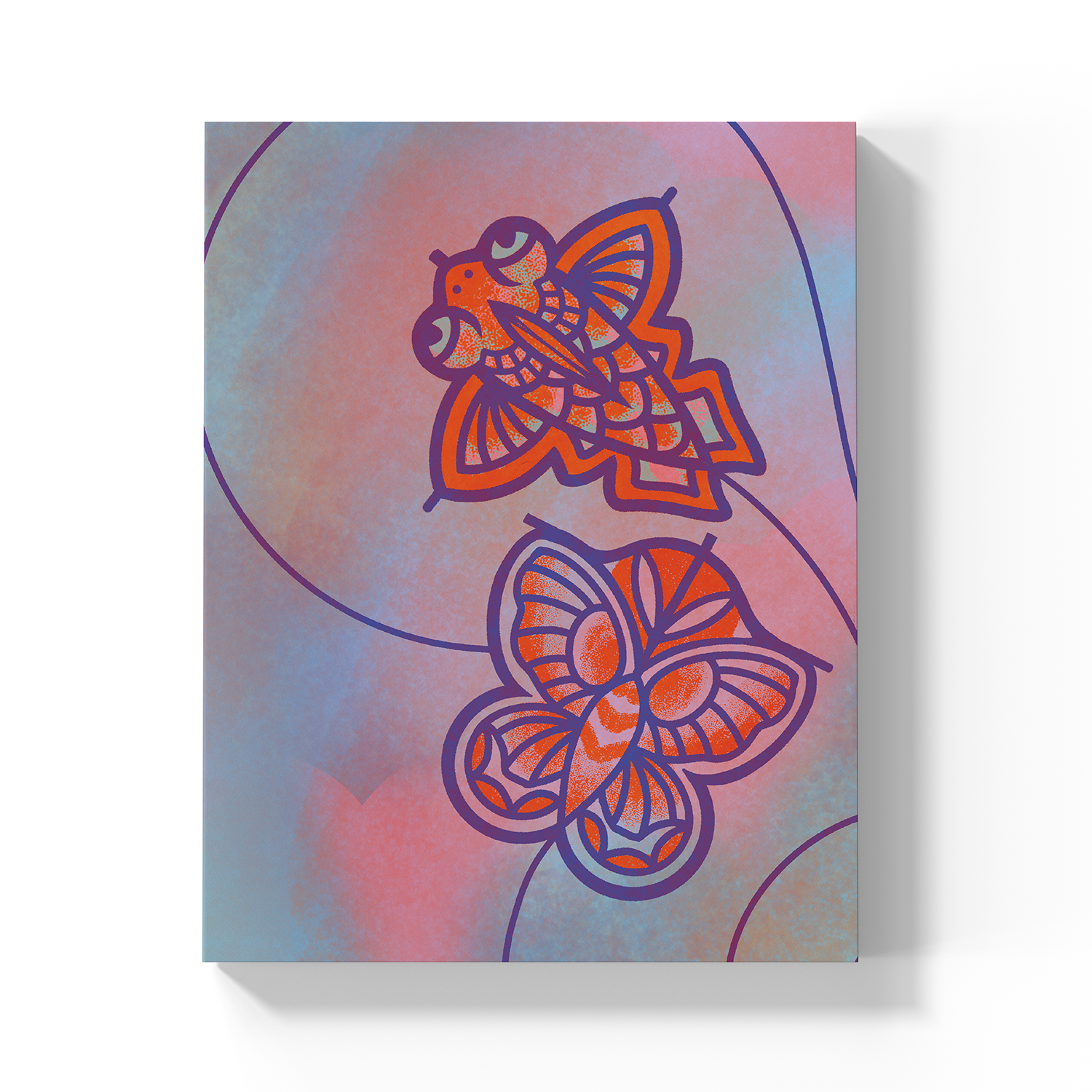 Kite Weather Medium Layflat Notebook - Mixed Media