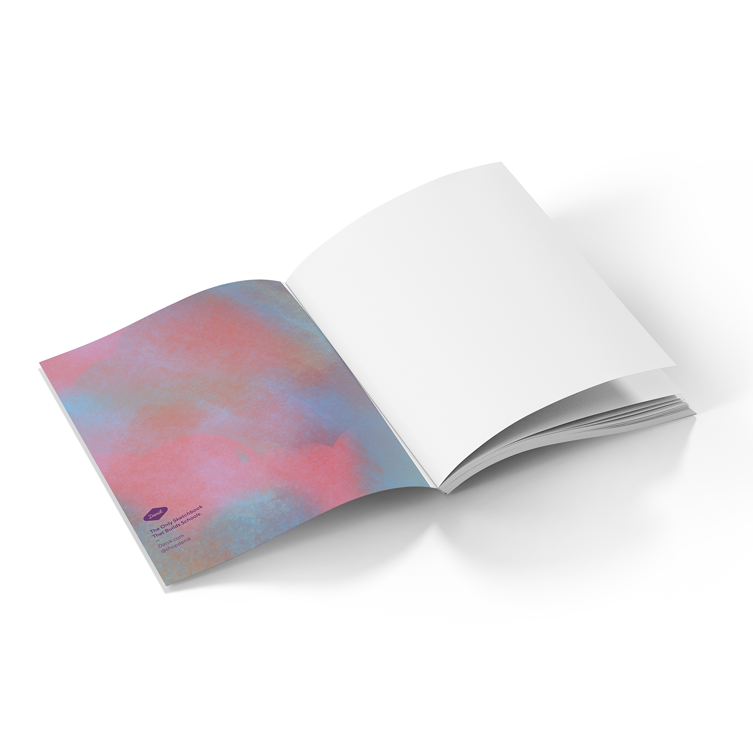 Kite Weather Medium Layflat Notebook - Mixed Media