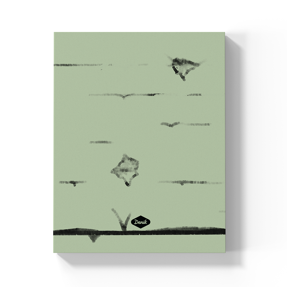 Bird On Hydrant Medium Layflat Notebook - Mixed Media