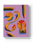 Pencil Sharpeners Medium Layflat Notebook - Mixed Media