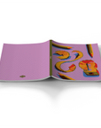Pencil Sharpeners Medium Layflat Notebook - Mixed Media