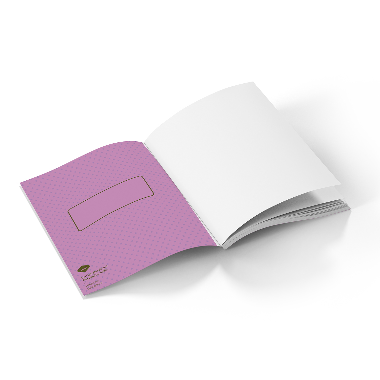 Pencil Sharpeners Medium Layflat Notebook - Mixed Media