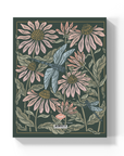 Dragonfly and Coneflower Medium Layflat Notebook - Mixed Media