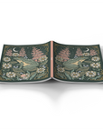 Frog and Foxgloves Medium Layflat Notebook - Mixed Media