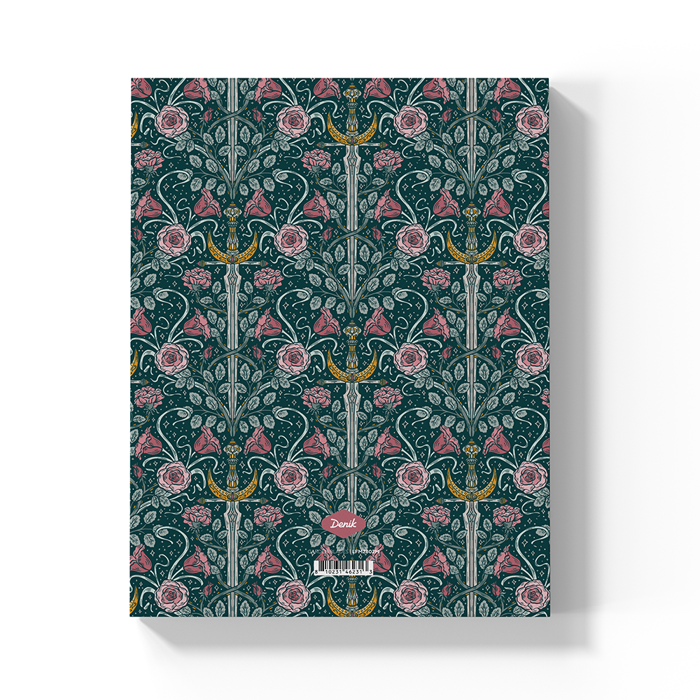 Sword Garden Medium Layflat Notebook - Mixed Media