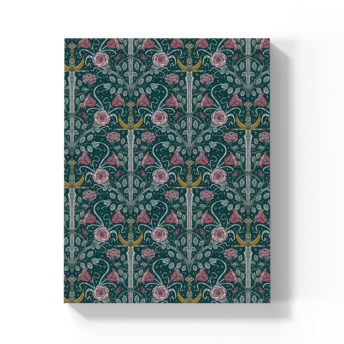 Sword Garden Medium Layflat Notebook - Mixed Media