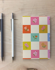 Petals & Checkers Pocket Notebook