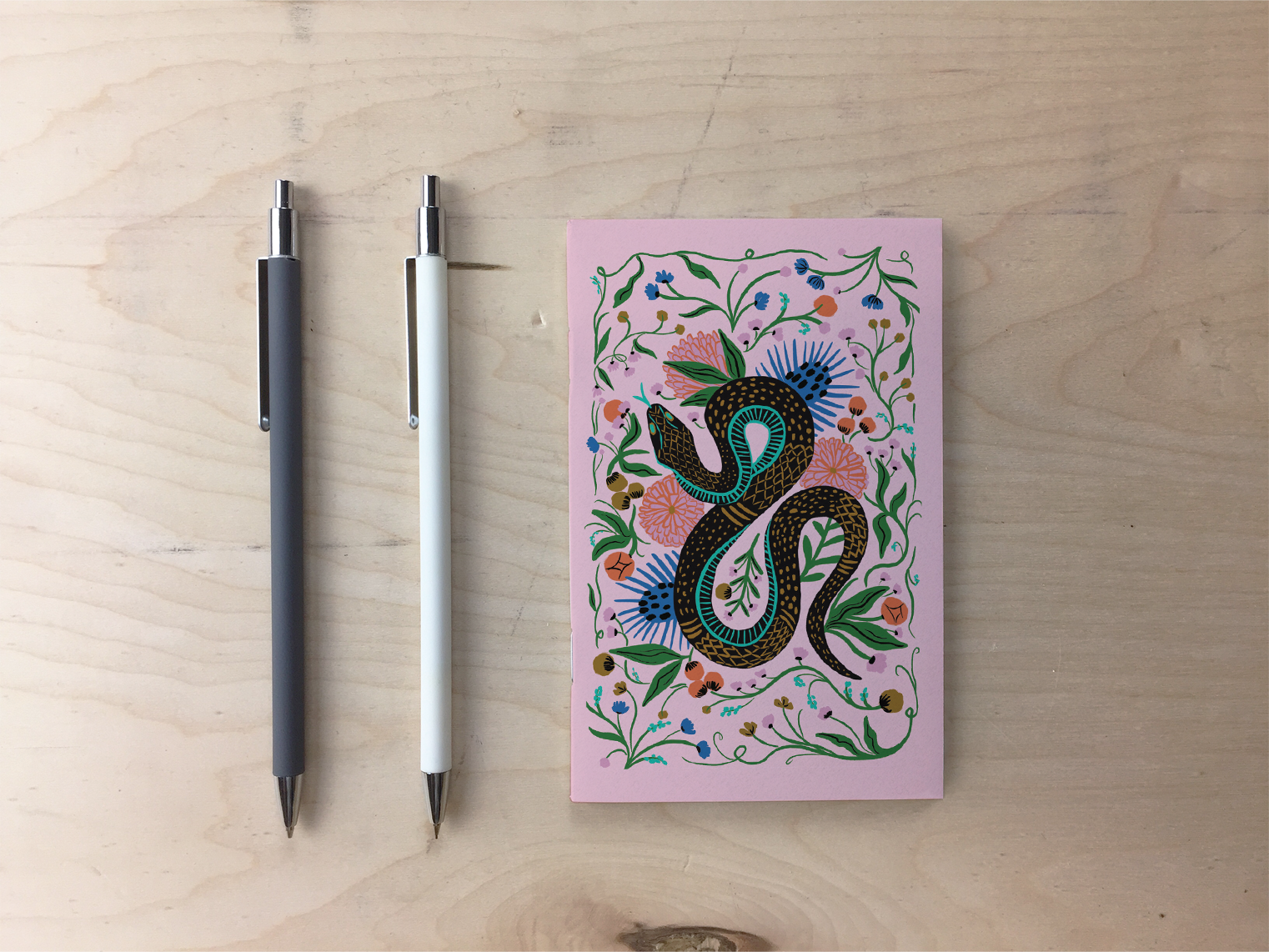 Charmed Snake Pocket Notebook | Denik