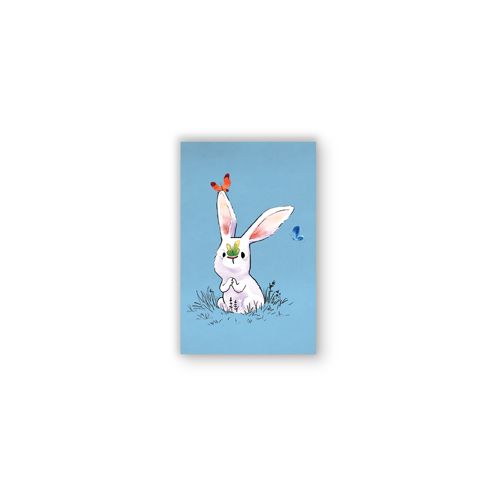 Bunny & Butterflies Pocket Notebook