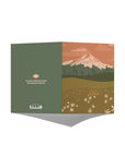 Rosy Mountain Soft Touch Greeting Cards (6-Pack)