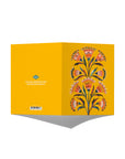 Golden Floral Soft Touch Greeting Cards (6-Pack)