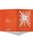 Birthday Sun Soft Touch Greeting Cards (6-Pack)