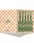 Polka Dot Cake Soft Touch Greeting Cards (6-Pack)