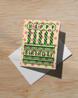 Polka Dot Cake Soft Touch Greeting Cards (6-Pack)
