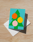 Christmas Tree Soft Touch Greeting Cards (6-Pack)