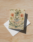 Cascade Floral Soft Touch Greeting Cards (6-Pack)