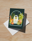 Gardener Ghost Soft Touch Greeting Cards (6-Pack)