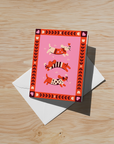 Love Dachshund Soft Touch Greeting Cards (6-Pack)