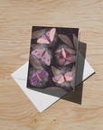 Moths Soft Touch Greeting Cards (6-Pack)