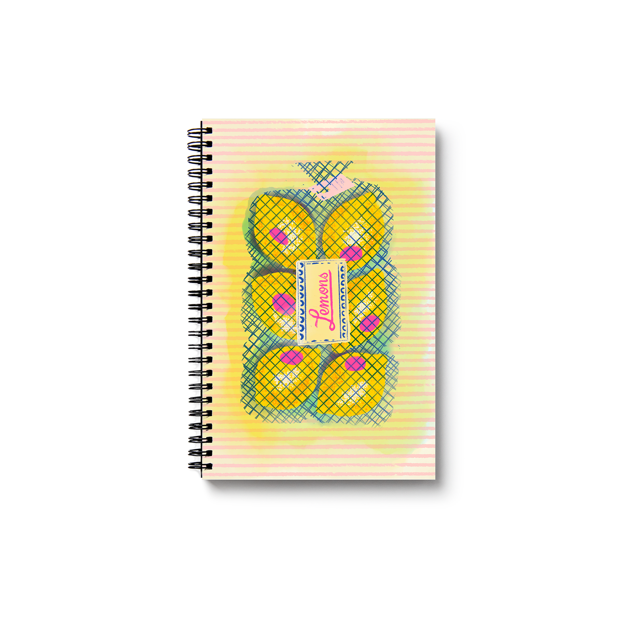 Lemon Bunch Wire-O Hardcover Undated Planner