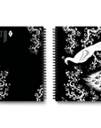 Albino Peacock Wire-O Hardcover Undated Planner
