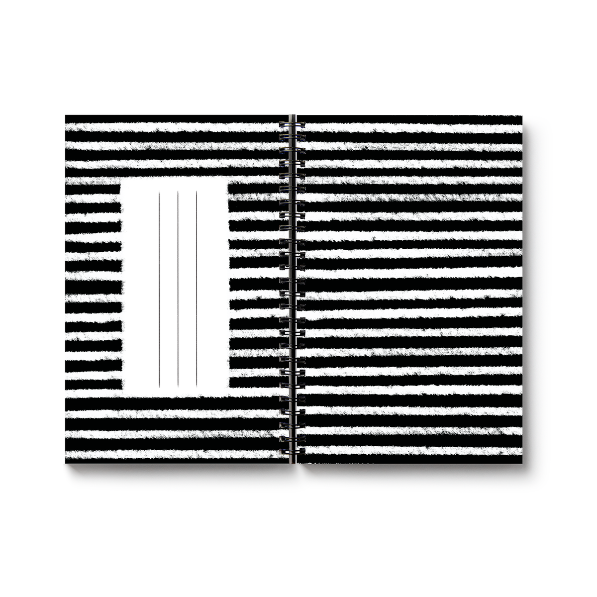 Albino Peacock Wire-O Hardcover Undated Planner