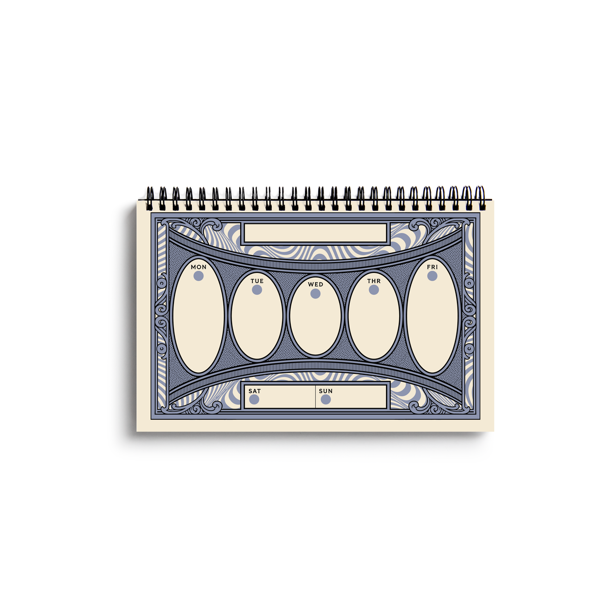 Nouveau Frame Classic Wire-O Undated Planner