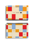 Mondrian Grid Classic Wire-O Undated Planner