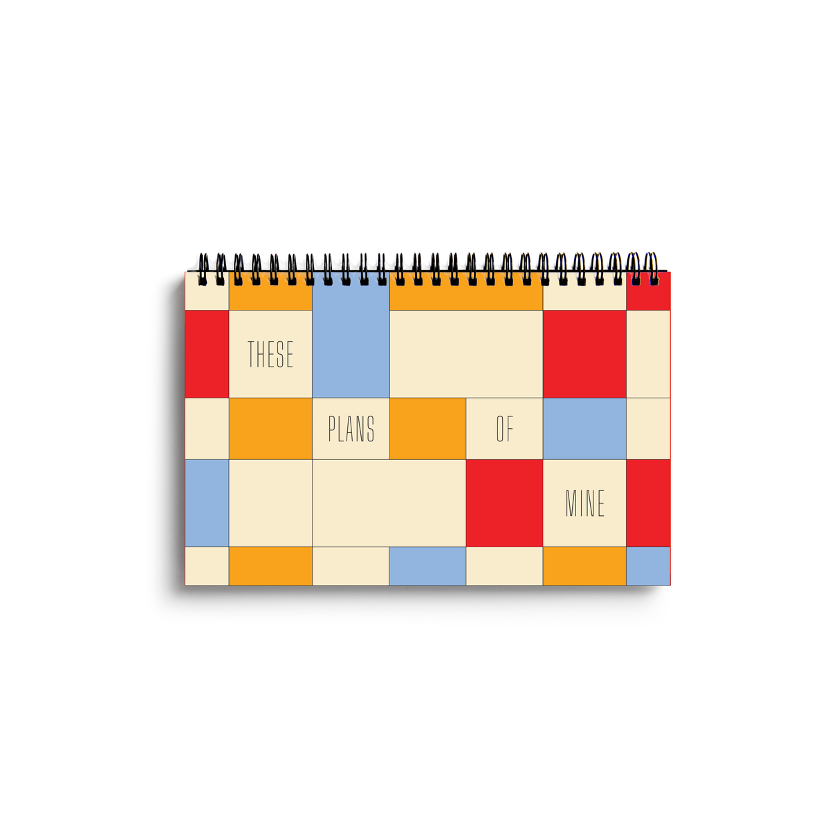Mondrian Grid Classic Wire-O Undated Planner