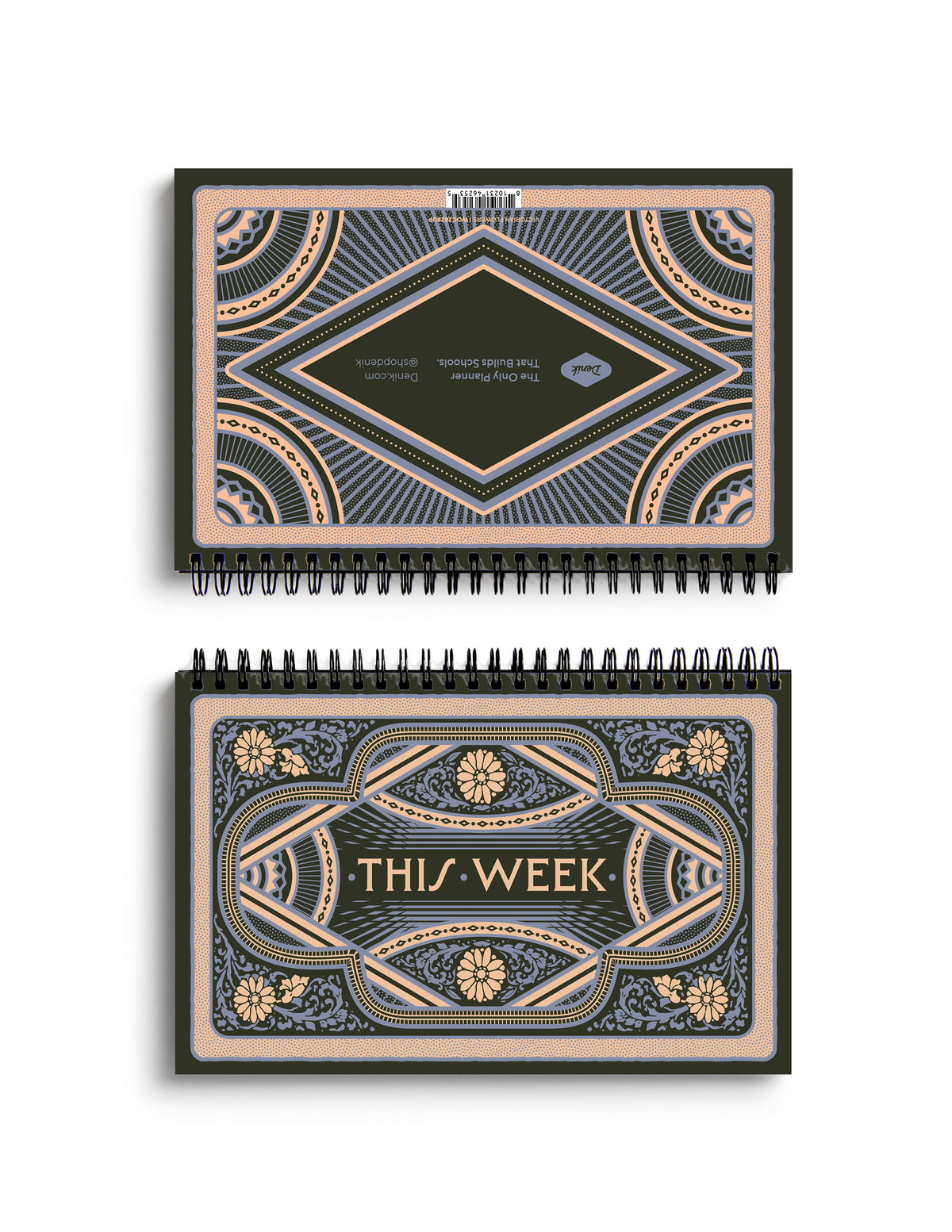 Victorian Flowers Classic Wire-O Undated Planner