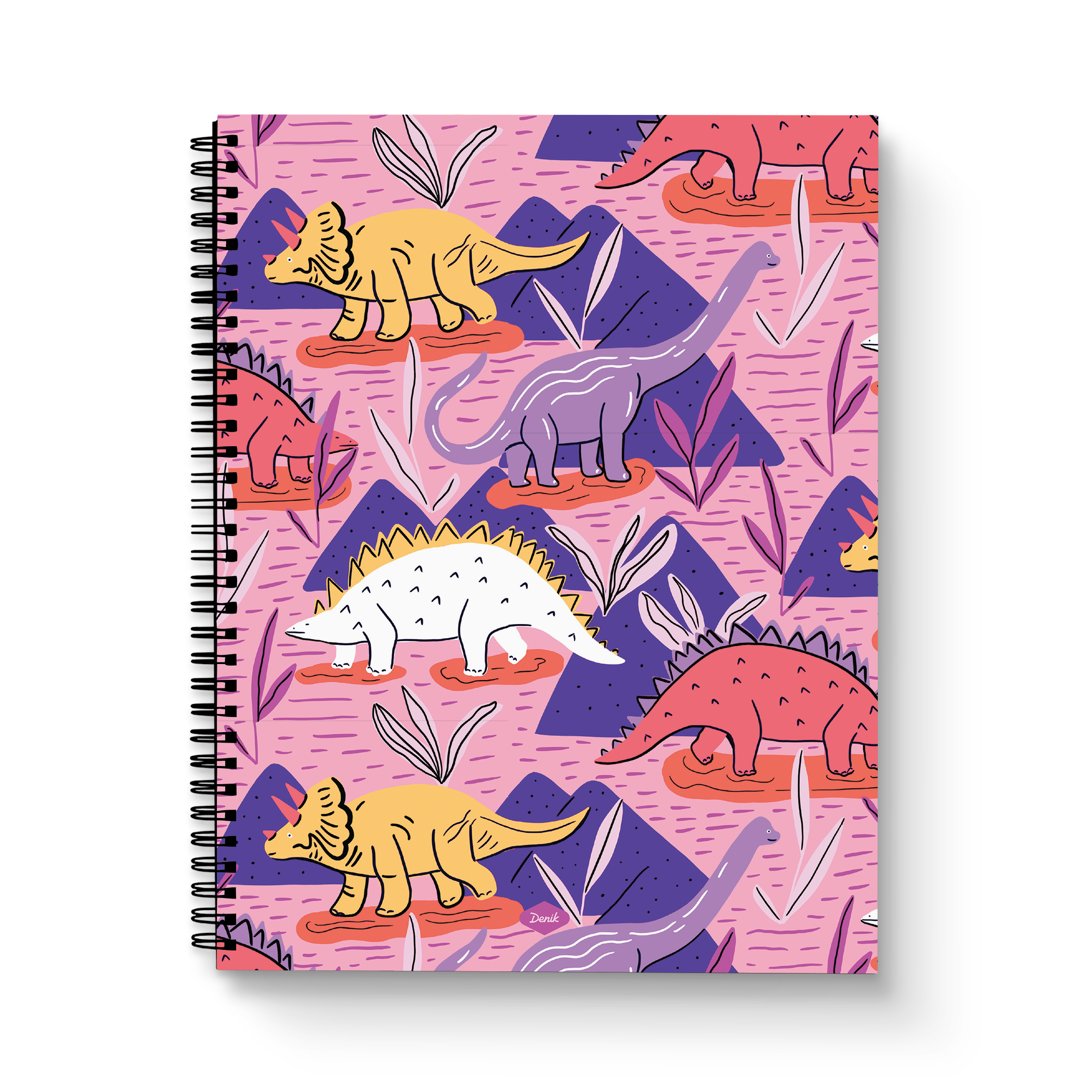 Candy Dinos Large Wire-O Notebook