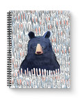 Black Bear & Bunnies Large Wire-O Notebook